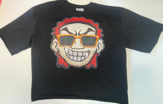 Brick smile crop tee shirt