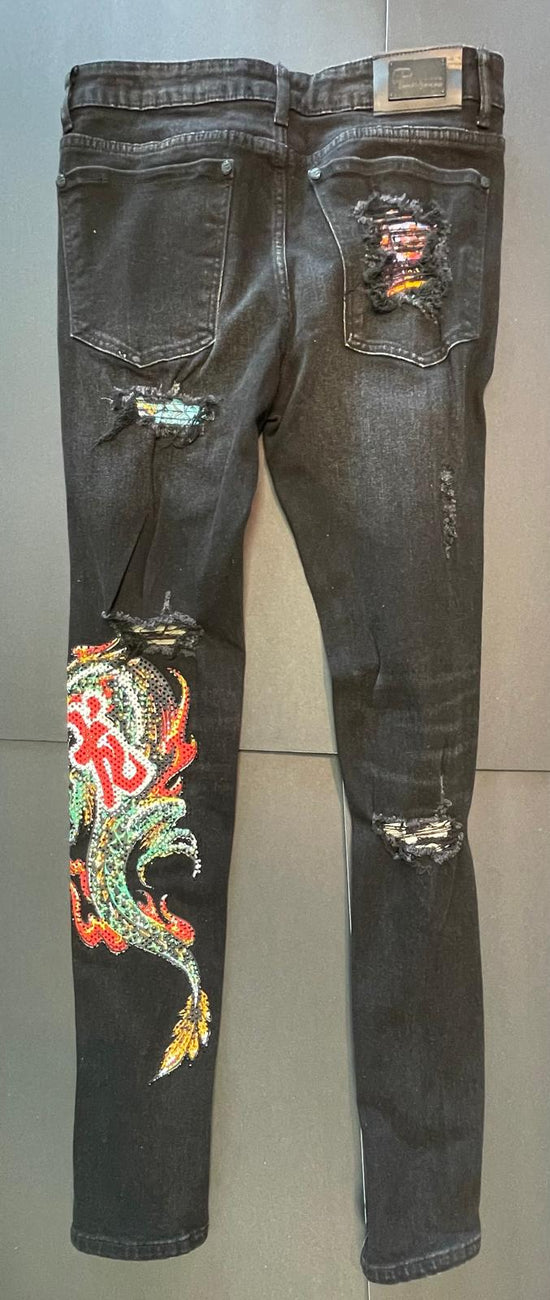 Dragon stone men jean