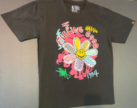 Feeling good 1994 graphics tee shirt