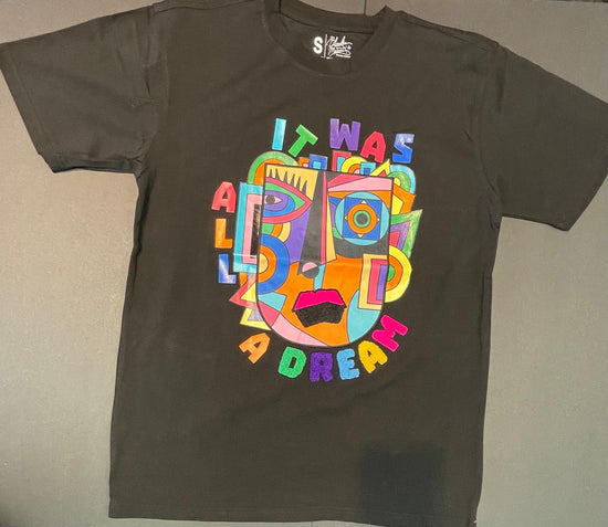 Short sleeve graphics tee shirt
