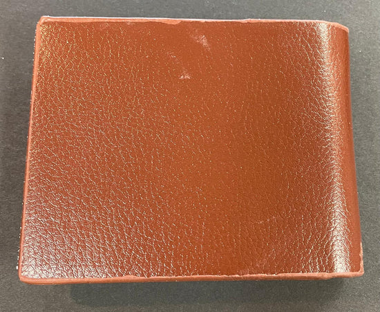 Men Bronze hard shell wallet