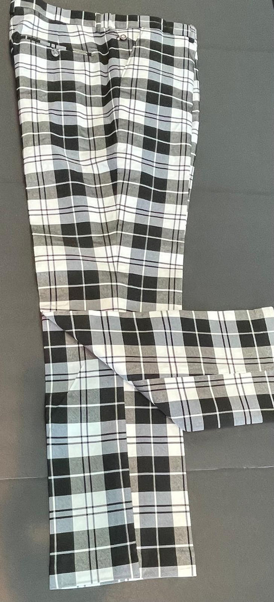 Fashion Plaid Pants